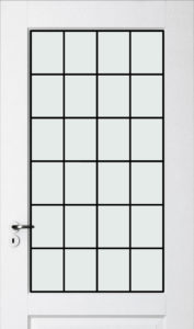 Bradford glas-in-lood deurpaneel. glas-in-lood op maat