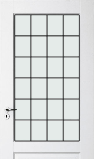 Bradford glas-in-lood deurpaneel. glas-in-lood op maat