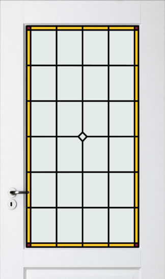 glas in lood deurpaneel Leeds