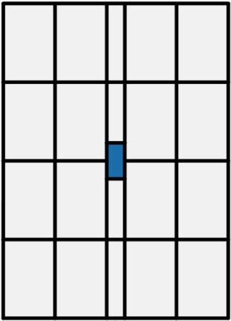 Brighton glas-in-lood raam