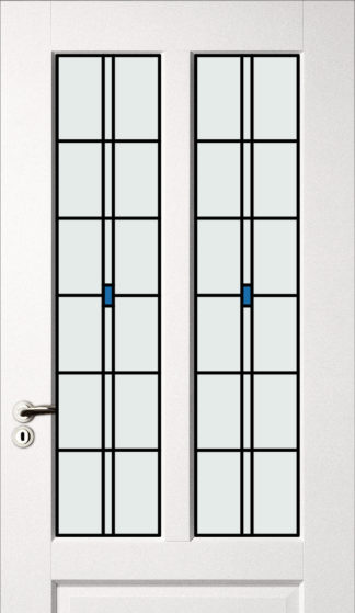 Brighton | set glas in lood | deur