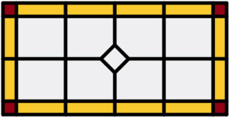 glas-in-lood bovenlicht leeds